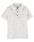 Фото #1 товара Футболка для малышей Carter's Baby Printed Polo Shirt