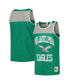 Men's Kelly Green and Silver Philadelphia Eagles Heritage Colorblock Tank Top