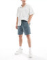 Фото #1 товара Abercrombie & Fitch 8inch supply pocket court shorts in blue grey