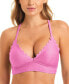 ფოტო #1 პროდუქტის Women's Scalloped-Edge Tie-Back Bikini Top