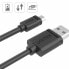 Фото #4 товара Универсальный кабель USB-MicroUSB Unitek Y-C435GBK Чёрный 3 m