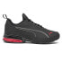 Фото #1 товара Puma Viz Runner Sport Basketball Mens Black Sneakers Athletic Shoes 37647102