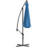 Фото #7 товара Подвесной садовый зонт на выносе Uniprodo UNI_UMBRELLA_R300BL_N, синий, диаметр 300 см, с уклоном