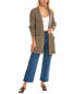 Autumn Cashmere Open Cashmere & Wool-Blend Cardigan Women's Brown Xs