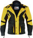 Фото #6 товара German Wear Textile Jacket Motorcycle Jacket Combi Jacket, Black/Yellow