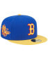 ფოტო #1 პროდუქტის Men's Royal, Yellow Boston Red Sox Empire 59FIFTY Fitted Hat