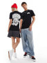 Vans prowler back print t-shirt in black M - фото #7