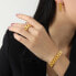 Фото #3 товара Modern gold plated bracelet for women VAAXE222G