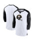 Фото #2 товара Men's White, Black Pittsburgh Steelers Rewind 3/4-Sleeve T-shirt
