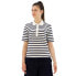 TOMMY HILFIGER 1985 Regular Pique Stripe short sleeve polo