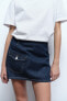 Cargo mini skirt