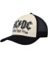 ფოტო #1 პროდუქტის Men's Cream, Black AC/DC Sinclair Snapback Hat