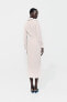 Фото #8 товара Платье миди с драпировкой на поясе ZARA