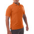 Фото #1 товара Page & Tuttle Solid Jersey Short Sleeve Polo Shirt Mens Size S Casual P39909-OR
