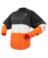 ფოტო #2 პროდუქტის Women's Black, Orange Philadelphia Flyers Ombre Long Sleeve T-shirt