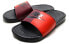 Nike JDI Slide Black Red Slippers