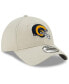 ფოტო #4 პროდუქტის Men's Khaki Los Angeles Rams Helmet Playmaker 9TWENTY Adjustable Hat