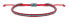 Фото #1 товара Colored cord bracelet grey/red