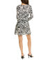Фото #2 товара The Kooples Tiered Silk A-Line Dress Women's