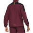 Фото #3 товара Puma Parquet Warm Up Full Zip Jacket Mens Burgundy Casual Athletic Outerwear 599