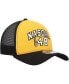 Фото #2 товара Men's Gold, Black NASCAR 9FORTY A-Frame Trucker Snapback Hat