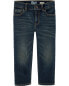 Toddler Faded Dark Wash Straight-Leg Jeans 5T