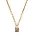 Фото #1 товара COACH quilted Padlock Necklace