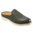 Фото #2 товара Softwalk Wolcott II S2267-319 Womens Green Leather Slip On Mule Sandals Shoes 5