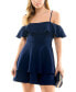 Juniors' Ruffled Off-The-Shoulder Dress