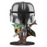 FUNKO POP Star Wars Mandalorian Mandalorian With Yoda Child 25 cm Figure