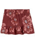 Фото #4 товара Baby 2-Piece Butterfly Tee & Floral Linen Skort Set 6M