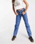 JJXX Seville dad jeans in mid wash blue