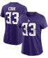 Фото #1 товара Women's Dalvin Cook Purple Minnesota Vikings Name Number T-shirt