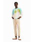 ფოტო #3 პროდუქტის Men's Watercolor knit sweater