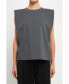 Women's Padded Shoulder T-Shirt