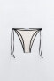 Фото #10 товара Трусики бикини с контрастными деталями ZARA