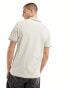 Фото #4 товара GANT logo tipped pique polo in beige