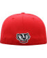 ფოტო #5 პროდუქტის Men's Red Wisconsin Badgers Team Color Fitted Hat