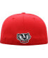 Men's Red Wisconsin Badgers Team Color Fitted Hat