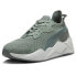 Фото #2 товара Puma RsXk Lace Up Mens Green Sneakers Casual Shoes 39278713