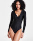 Фото #1 товара Women's Crossover Bodysuit, Created for Macy's