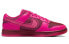 Nike Dunk Low "Valentine's Day" 蕾丝 耐磨防滑 低帮 板鞋 女款 玫粉色 / Кроссовки Nike Dunk Low DQ9324-600