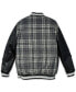 Фото #2 товара Men's Tartan Varsity Jacket