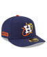 Фото #1 товара Men's Navy Houston Astros City Connect Low Profile 59FIFTY Fitted Hat