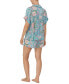 ფოტო #2 პროდუქტის Women's 2-Pc. Short-Sleeve Boxer Pajamas Set