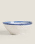 Фото #1 товара Earthenware salad bowl with line design