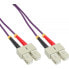 Фото #1 товара InLine Fiber Optical Duplex Cable SC/SC 50/125µm OM4 15m