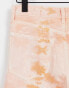 Фото #4 товара Topshop mid rise straight Dad jeans in orange tie dye