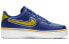 Nike Air Force 1 Low Sport NBA Deep Royal University Gold AJ7748-400 Sneakers