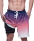 Фото #4 товара Men's 7" Compression Liner Stretch Swim Trunks UPF 50+